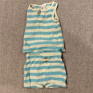 Lightweight Linen Stripped Tank Top Set by Cat & Jack